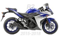 2015-2018 Yamaha R3 Carénage