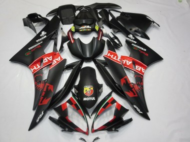 Abarth Noir Mat 06-07 R6 Carénage Moto