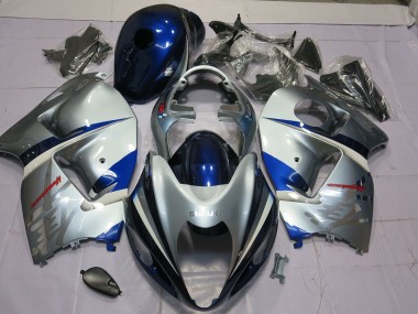 Argent & Bleu 97-07 GSXR 1300 Carénage Moto