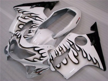 Bianco E Nero Fiamma 99-00 CBR600 F4 Carénage Moto