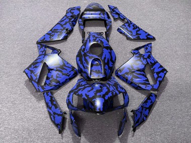 Bleu Camouflage 03-04 CBR600RR Carénage Moto