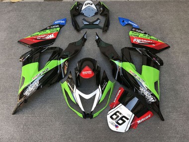 Course Style Vert 13-18 ZX6R Carénage Moto