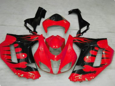 Rosso Fiamma 07-08 ZX6R Carénage Moto