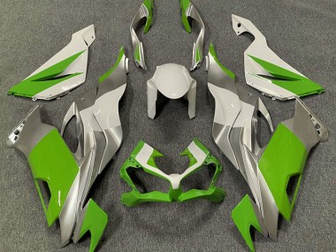 Vert Blanc & Argent 19-23 ZX6R Carénage Moto