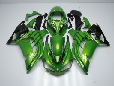 Vert Flamme 12-21 ZX14R Carénage Moto